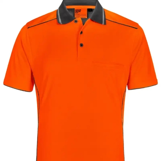 Picture of Winning Spirit, Unisex Hi-Vis Bamboo Charcoal SS Polo